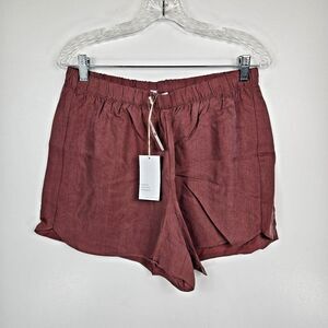 Haven Well Within Women's Size Medium Red Soft Lounge Sleep Shorts NWT